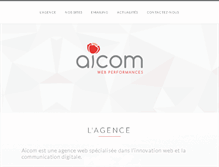 Tablet Screenshot of aicom.fr